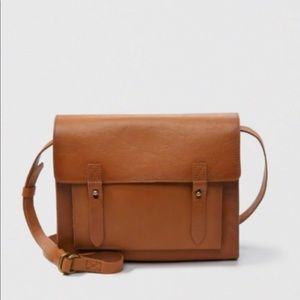 NWT - Abercrombie & Fitch Brown Leather Satchel